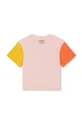 Дитяча бавовняна футболка Kenzo Kids рожевий