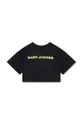 Otroška bombažna kratka majica Marc Jacobs x Smiley črna