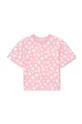 różowy Marc Jacobs t-shirt bawełniany dziecięcy Dziewczęcy