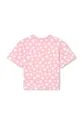Otroška bombažna kratka majica Marc Jacobs roza