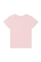 Παιδικό μπλουζάκι Michael Kors ροζ