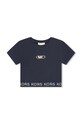 Michael Kors t-shirt dziecięcy aplikacja granatowy R30048.114.150