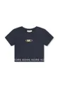 granatowy Michael Kors t-shirt dziecięcy Dziewczęcy