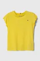 κίτρινο Παιδικό μπλουζάκι Tommy Hilfiger Για κορίτσια