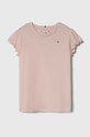 Tommy Hilfiger t-shirt dziecięcy pozostałe różowy KG0KG07052.128.176.PPYH