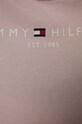 Dziewczynka Tommy Hilfiger t-shirt bawełniany dziecięcy KG0KG05242.74.122.PPYH różowy