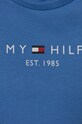 Dziewczynka Tommy Hilfiger t-shirt bawełniany dziecięcy KG0KG05242.128.176.PPYH niebieski