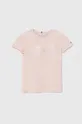 розовый Детская футболка Tommy Hilfiger Для девочек