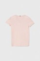 Tommy Hilfiger t-shirt dziecięcy KG0KG07714.128.152.PPYH różowy SS24