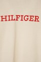Dziewczynka Tommy Hilfiger t-shirt bawełniany dziecięcy KG0KG07717.PPYH beżowy