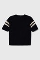 Tommy Hilfiger t-shirt bawełniany dziecięcy KG0KG07717.PPYH granatowy SS24