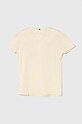 Tommy Hilfiger t-shirt dziecięcy KG0KG07718.128.176.PPYH beżowy SS24