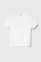 Tommy Hilfiger t-shirt bawełniany dziecięcy KG0KG07837.98.122.PPYH biały SS24