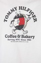 Dziewczynka Tommy Hilfiger t-shirt bawełniany dziecięcy KG0KG07837.98.122.PPYH biały