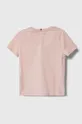 Otroška bombažna kratka majica Tommy Hilfiger roza
