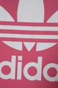 Παιδικό βαμβακερό μπλουζάκι adidas Originals TREFOIL TEE ροζ