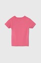 adidas Originals t-shirt bawełniany dziecięcy TREFOIL TEE IN8445 różowy SS24