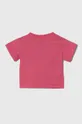 Бавовняна футболка для немовлят adidas Originals TREFOIL TEE рожевий