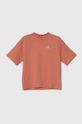 adidas Originals t-shirt bawełniany dziecięcy bawełna pomarańczowy IP3068