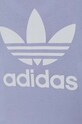 Κοριτσίστικα Παιδικό βαμβακερό μπλουζάκι adidas Originals IN8447 μωβ