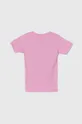 Дитяча бавовняна футболка Columbia Mission Lake Short рожевий