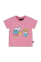 розовый Детская хлопковая футболка Lego Для девочек
