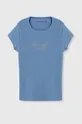μπλε Παιδικό μπλουζάκι Abercrombie & Fitch Για κορίτσια