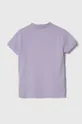 Παιδικό πουκάμισο πόλο United Colors of Benetton μωβ