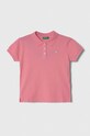 United Colors of Benetton tricou polo copii uni roz 3WG9C300O.G.Seas.PPYH