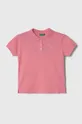 рожевий Дитяче поло United Colors of Benetton Для дівчаток