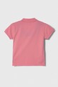 United Colors of Benetton tricou polo copii 3WG9C300O.G.Seas.PPYH roz SS24