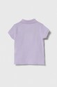 Dětské polo tričko United Colors of Benetton 3WG9G300A.P.Seas.PPYH fialová SS24