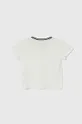 Detské bavlnené tričko Sisley biela