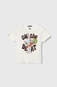 Sisley tricou copii print alb 3F7EX103W.G.Seasonal