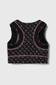 Sisley top dziecięcy 3KVPXH00G.G.Seasonal czarny SS24