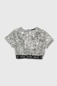 Sisley bluza copii uni gri 594SYQ00S.G.Seasonal