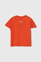Детская хлопковая футболка United Colors of Benetton 3096G10E9.P.Seasonal красный SS24