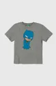 grigio United Colors of Benetton t-shirt in cotone per bambini Ragazze