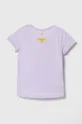 United Colors of Benetton t-shirt in cotone per bambini violetto