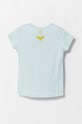 Детская хлопковая футболка United Colors of Benetton 3096G10EC.P.Seasonal голубой SS24