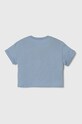 United Colors of Benetton t-shirt bawełniany dziecięcy 3I1XC10HS.G.Seasonal niebieski SS24