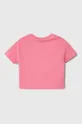 рожевий Дитяча бавовняна футболка Emporio Armani 2-pack