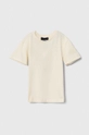 beige Emporio Armani t-shirt in cotone per bambini Ragazze