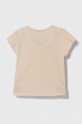 Dječja pamučna majica kratkih rukava United Colors of Benetton 3I1XG10DR.P.Seasonal narančasta SS24