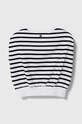 Дитячий бавовняний топ United Colors of Benetton 3O01C10I2.G.Seasonal чорний SS24