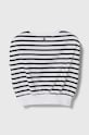 United Colors of Benetton top din bumbac pentru copii 3O01C10I2.G.Seasonal negru SS24