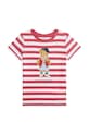 Polo Ralph Lauren t-shirt bawełniany dziecięcy nadruk czerwony 312934973001