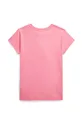 Polo Ralph Lauren t-shirt in cotone per bambini rosa