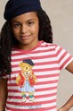 Polo Ralph Lauren t-shirt bawełniany dziecięcy czerwony 313934973001