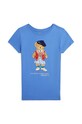 Polo Ralph Lauren t-shirt bawełniany dziecięcy nadruk niebieski 313934974001